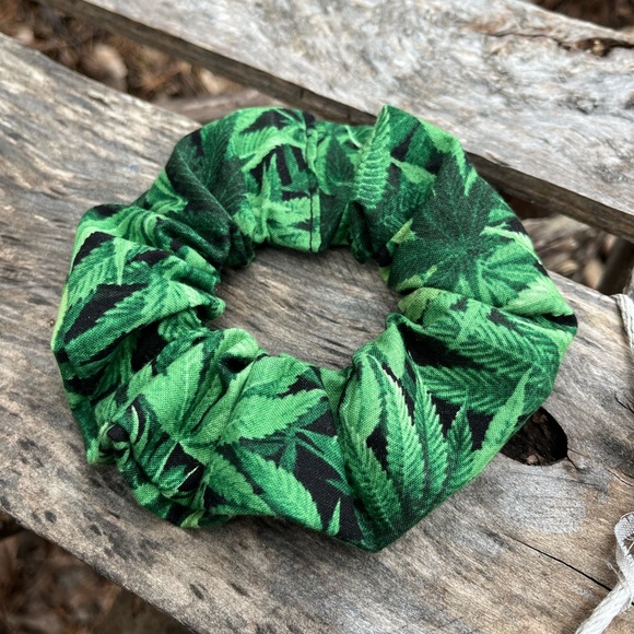 4 Pack Handmade CannaScrunchies - One of Each Print! - Picture 3 of 6
